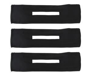 Parliky 3pcs Hair Bun Maker Headbands Black Polyester Iron Wire for Women Creating Ballet Bun Style
