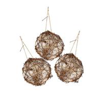 Parliky 3pcs Hummingbird Nest Builder Hummingbird Bird Lovers Ideas for Bird Lovers Hanging Hummingbird Nest Multi-purpose Bird Nest Hanging Birds Feeder Bee Hive Frames
