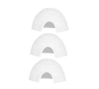 Parliky 3pcs Mini Realistic Ice House Models Detailed Arctic Figurines for Dollhouse and Table Decoration Educational Building for Creative Play and Cognitive Development