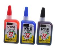 Parliky 3pcs Oil Based Paint Marker Refill Pigment Inks for Artists Carpenters Craft Quick Drying Multisurface Compatible Replacement for Oil Based Markers