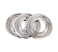 Parliky 3pcs Pan Support for Gas Hob Stove Burner Covers Stainless Steel Range Protectors