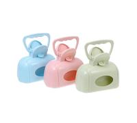 Parliky 3pcs PET Waste Picker with Ergonomic Handle for Outdoor Cleaning | Plastic Build, Comfortable Grip, Quick Cleanup, Suitable for PET Waste and Pine Cones