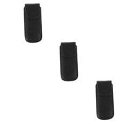 Parliky 3pcs Portable Harmonica Case Lightweight Pu Leather Storage Bag for Harmonicas Shockproof and Design for Musicians The