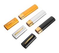 Parliky 3pcs Portable Utensil Box with Sealing Lid Lightweight Metal Case for Outdoor Picnic Camping Office Multipurpose Chopsticks Organizer and Reusable Holder for Spoon Fork Storage
