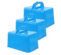 Parliky 3pcs Snow Brick Maker and Sand Block Mold for Outdoor Play Easy to Use Castle Foundation Brick DIY Mold for Portable Snow and Sand Building Blocks Kit Random Color