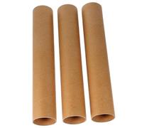 Parliky 3Pcs Thick Blank Paper Tubes DIY Craft Storage Tubes for Posters and Fishing Poles Versatile Cardboard for Art Projects and Protective Transport
