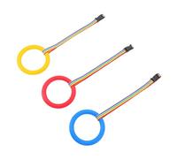 Parliky 3pcs Walking Safety Ropes with Handles Anti-Lost Leash for Preschool and Kindergarten Bright Colored Leashes for Outdoor Trips Group Walk Safety and Organization