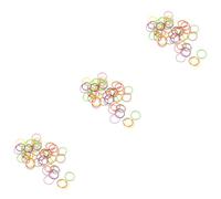 Parliky 3sets Pet Hair Band Dog Bow Grooming Accessory Bright Colors Soft Rubber Small Dog Hair Bow for Puppies 170pcs*3