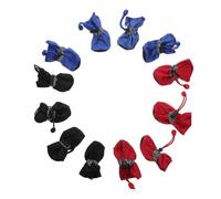 Parliky 3sets Thickened Dog Boots for Rainy Days and Easy to Clean Anti- Design Keeps Paws Dry and Comfortable