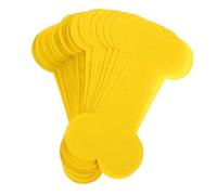 Parliky 4 Packs Pet Memorial Paper for Dog Loss Yellow Bone-shaped Ancestral Coin Ghost Money Efficient Burning Ritual Supplies for Pet Funeral and Tribute Ceremonies Heartfelt Bereavement