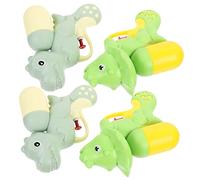 Parliky 4 pcs Cartoon Dinosaur Water for Lightweight Portable Water Squirters with Cute Animal Design Easy to Fill Summer Beach Pool Party Fun