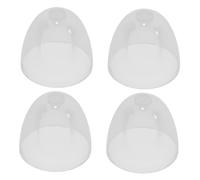 Parliky 4 Pcs Wide Neck Bottle Replacement Caps Leak Plastic Lids for Feeding Bottles Compatible with Multibrand Containers Easy to Use Dustproof Covers for Home Feeding