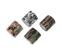 Parliky 4 Rolls Non-Woven Elastic Camo Sports Self-Adherent Wrap for Wrist Support Outdoor Use Comfortable Self- for Cycling Basketball Hiking Fitness