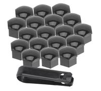 Parliky 40pcs Nylon Wheel Lug Nut Covers with Removal Tool Tire Hub Caps for Car Bolts Protection Easy Install Dust-resistant Tyre Accessories for Vehicle Wheels