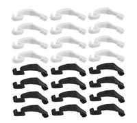 Parliky 40PCS Plastic Cage Edge Securing Clips for Rabbits Gerbils Birds Detachable Fasteners for Small Animal Cages Quick Installation Without Tools and Flexible Connectors for Stable Pet
