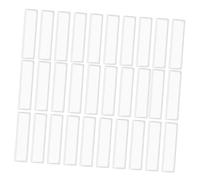 Parliky 48pcs Self-Adhesive Transparent Label Holders for Shelves Clear Plastic Document Carrier Envelopes Price Tag Pockets for School Library Office Organization and Book Management