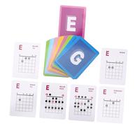 Parliky 49pcs Guitar Chord Scale Chart Music Chords Poster Guitar Note Chart for Beginner Learning Guide for Beginners Adults and Boys and Girls