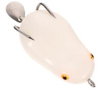 Parliky 4cm Mini Soft Frog Lure Fishing Bait Multiple Hooks Simulation Night Glow Black Frog Soft Lure for Pike Fishing