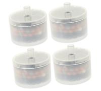 Parliky 4Pcs Cat Water Fountain Filters Replacement Kit Indoor Water Dispenser Filter for Pet Drinking Fountain