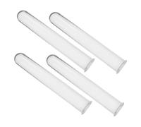 Parliky 4pcs Clear DIY Hydroponic Flower Water Tubes Stem Vials for Fresh Floral Arrangements Root Monitoring Versatile Home Office Decor and Plant Propagation Supplies