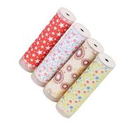 Parliky 4Pcs Colorful DIY Kaleidoscope Kit for Paper Materials Easy Assembly Educational Parent Puzzle Teaching Aid Safe Paper Craft Random Color