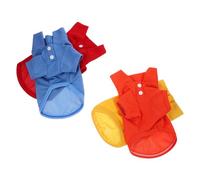 Parliky 4pcs Comfortable Dog Shirt Puppy Summer Wear Breathable Pet Clothes Adorable Hoodie Dog Outfit
