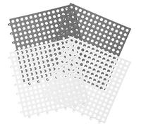 Parliky 4pcs Diy Cage Mats for Rabbit Guinea Pig Cooling Pad Bunny Cage Pad Small Animals Foot Mats Lightweight Comfortable