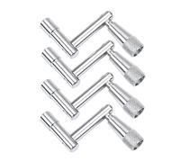 Parliky 4Pcs Drum Key Continuous Motion Unloading Drum Key for Quick Drumhead Changes Durable Construction Lightweight Design for Drummers Essential Instrument Accessories