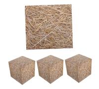 Parliky 4pcs Fake Hay Bales Paper Boxes Decorative Straw Grass Boxes for Autumn Farmhouse and Western Cowboy Party Decorations Rustic Harvest Scene Props