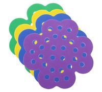 Parliky 4Pcs Floating Bee Watering Station with Butterfly Feeding Tool for Outdoor Gardens Patios and Balconies Supports Pollinator Health Easy to Maintain Insect Drinking Feeder in Purple