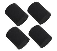 Parliky 4pcs Foam Tumbler Inserts for Cup Turner Elastic Spongy PVC Pipe Cylinders Stress-Relieving Foam Accessories for Tumblers Crafting Black