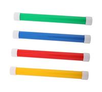 Parliky 4pcs Friendly Relay Sticks Track Running Rods for School Sports Competitions Enhancing Coordination Athletic Skills Kindergarten Events