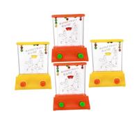 Parliky 4Pcs Handheld Water Ring Toss for Decompression Water Playthings Random Color Educational Game for Concentration and Coordination Development Random Color
