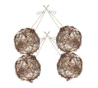 Parliky 4pcs Hummingbird Nest Builder Bird Watching Bird Nest Creative Bird Nest Decor Outdoor Hummingbird Nest Bee Hive Frames Hummingbird Nest for Garden Bird Birds Nest