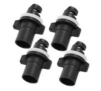 Parliky 4pcs Inflatable Boat Air Valve Adapter Leakproof Pump Connector for Kayak Sup Paddle Board Easy Installation Replacement