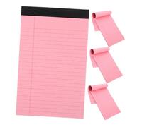 Parliky 4Pcs Legal Notepads Set with Wide Ruled Lined Tearable Memo Pads for Office Students Travelers Lightweight Portable Planning Do List Notebooks