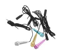 Parliky 4pcs Live Microphone Mic for Interview Wired Compatible Mic Wired Microphone Streamer Handheld Recording Vocal Tiny Mobile Phone