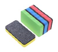 Parliky 4pcs Magnetic Whiteboard Erasers with EVA Felt Pads Dry Erase Wipers for Blackboard and Whiteboard Cleaning Office Essentials for Women Suitable for Classroom Home and College Use