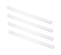Parliky 4Pcs Mini Mahjong Racks U Shaped Holders Transparent Mahjong Game Accessories Lightweight Portable Storage Racks for Tiles Suitable for Travel and Arthritis Players