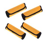 Parliky 4PCS Orange Anti-Slip Pull-Up Bar Grips Detachable Cushion Pads, Gym Barbell Pad Set for Indoor Doorway Horizontal Bars, Weightlifting Dumbbell Handle Wraps for Home Workout