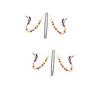 Parliky 4pcs Palmerworm Cat Teaser Interactive Toy for Kitten Training Pen Cat Lovers Funny Caterpillar Toy