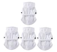 Parliky 4pcs Pet Bathrobe for Dogs and Cats Water Absorbent Wear-resistant Comfortable Pet Drying Coat for after Bath Indoor Wear