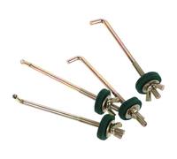 Parliky 4pcs Piano Pedal Linkage Hook Replacement Bolts, Metal and Felt Material for Smooth Pedal Connection, Precise Adjustment for Acoustic Instruments, DIY Piano Project Kit and Tuning