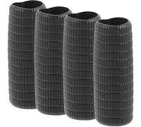 Parliky 4pcs Professional Violin Bow Grip Replacement Rubber Grip Parts for Adult and Beginner Violinists Violin Accessories