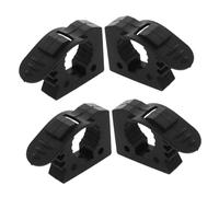 Parliky 4pcs Quick Mount Rubber Tube Clamps for Pipes Fit Vehicle Rack Accessories Non Slip Overlanding Gear with Easy Installation