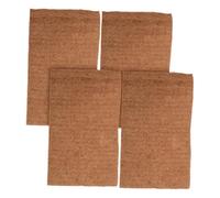 Parliky 4pcs Reusable Natural Coconut Fiber Nesting Box Pads for Chicken Coop and Small Pets Soft Comfortable Mats for Hen Egg Laying and Enhanced Hatching Success