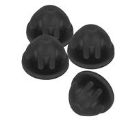 Parliky 4pcs Rubber Engine Cover Grommet Stoppers with Shockproof round Buffers, Enhances Driving Comfort and Prevents Loosening, Suitable for Car Hood Cushion and Engine Cover Trim