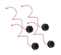 Parliky 4Pcs Rubber Pool Chalk Holders Shock-absorbing Portable Billiard Cue Chalk Protectors for Snooker and Pool Table Accessories