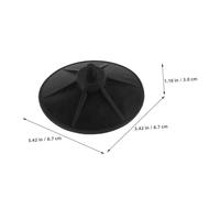 Parliky 4pcs Rubber Tumbler Base with Suction Cups for Punching Bag Stand Portable Sandbag Sucker for Home Gym Fitness Training and Stress Relief