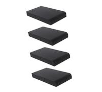 Parliky 4pcs Shake Slip Speaker Pad for Voice Box Soundproof Cushion Shockproof Cushion Acoustic Isolation Sponge Pad Monitor Speaker for Isolation Acoustic Insulation